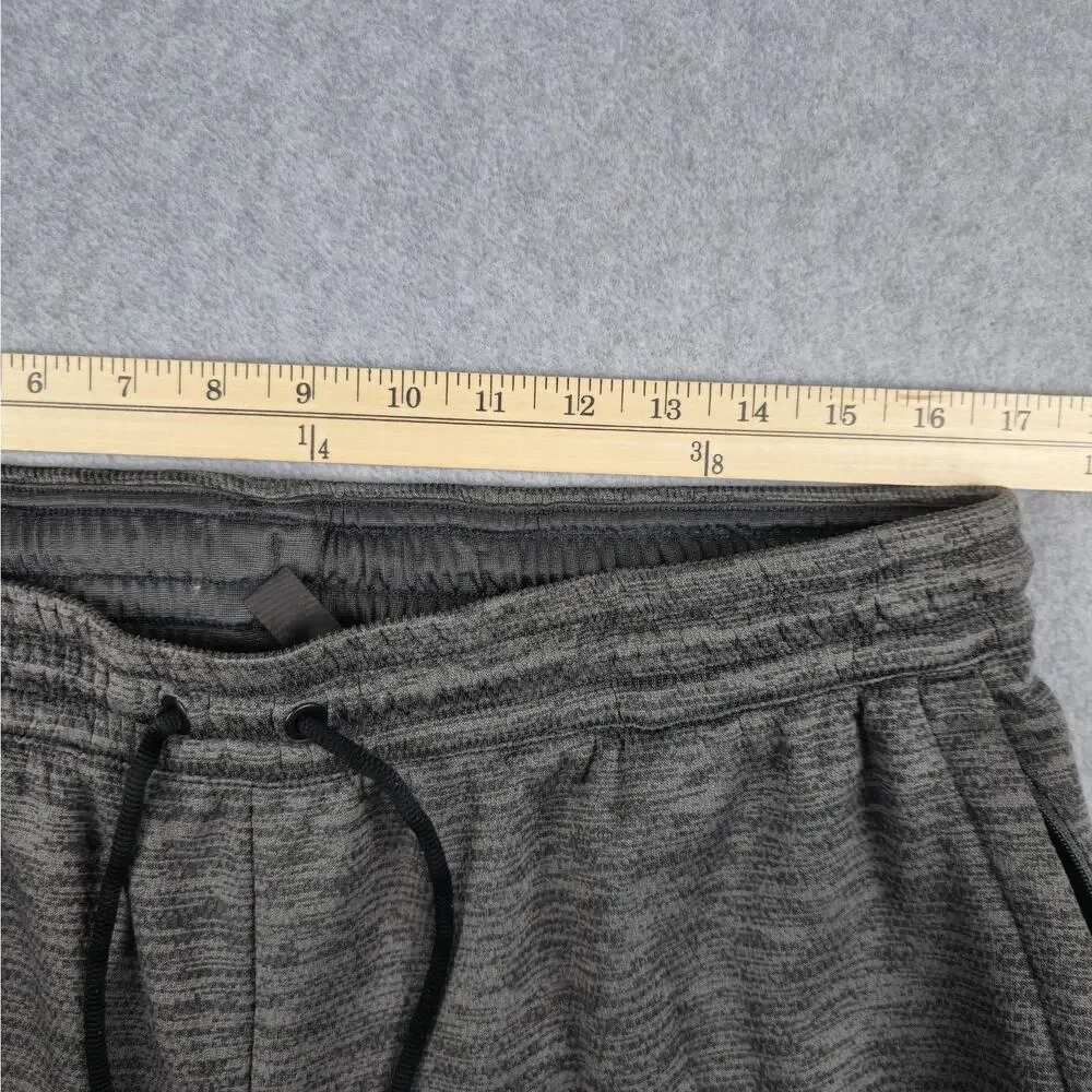 Adidas Mens XL Training Joggers/Sweatpants with Drawstring and Pockets Gray